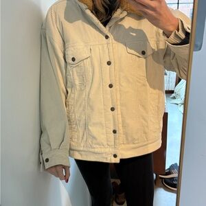 Levi's Cream Teddy Jacket for Women